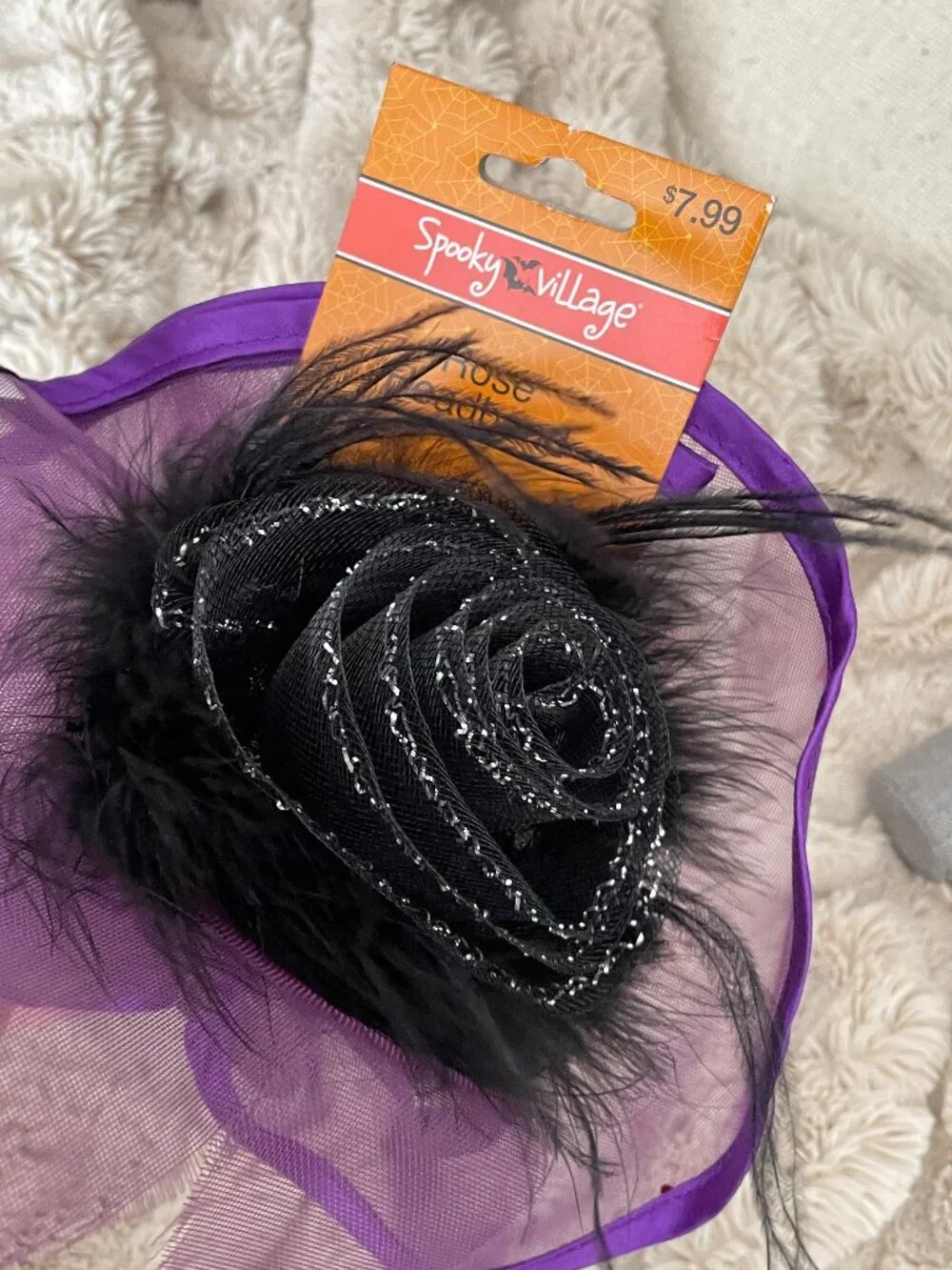 Spooky Village Halloween Rose Headband-NWT